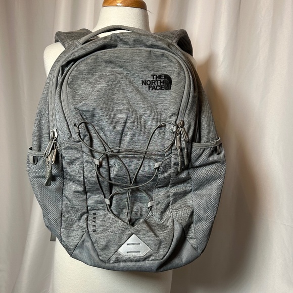 GRAY THE NORTH FACE JESTER BACKPACK - Picture 1 of 8